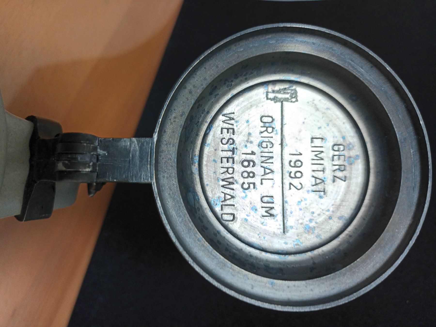 Geschirrsets: Limitierter Gerz Bierkrug mit Zinndeckel, 1992, Westerwald – Gebraucht aus Allenwinden von pro_nmg9 5