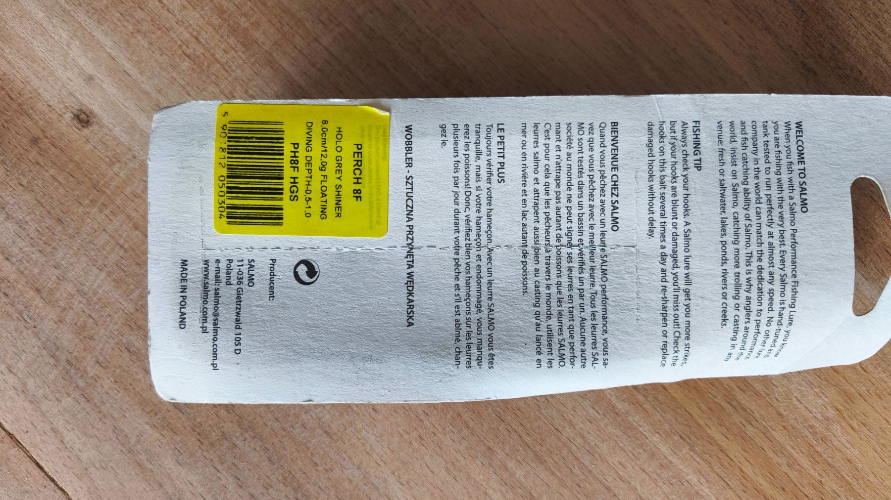 Köder: Salmo Perch 8F – Neu und originalverpackt aus Sarnen von sebalant 4
