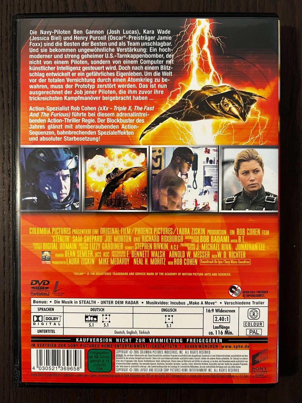 Tous les DVDs: Stealth – D'occasion à Zürich par FilmFreunde 1