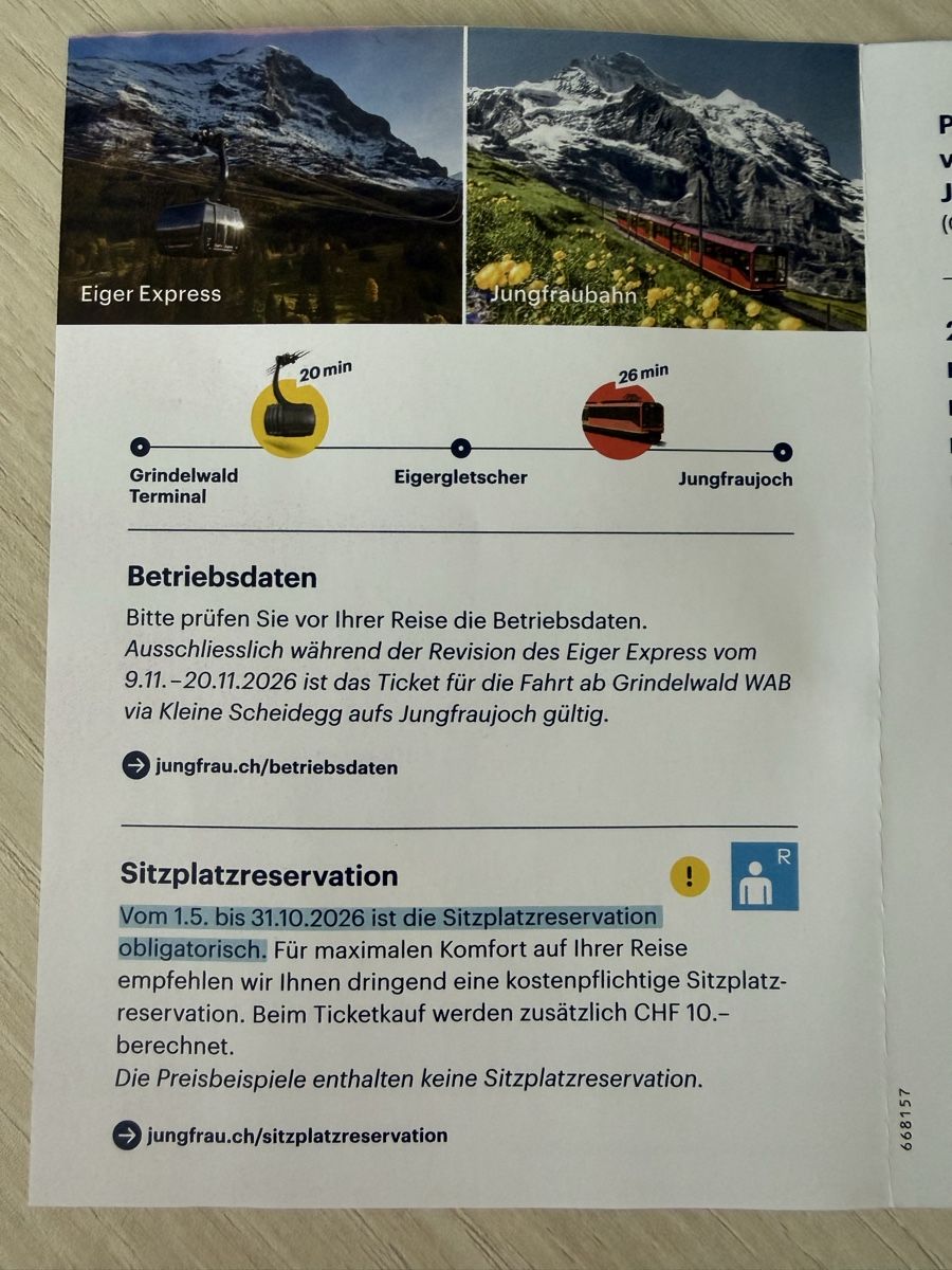 Buoni: Coop Promocode - Jungfraujoch – Nuovo e nell'imballaggio originale da Buch am Irchel venduto da Sweetharth 1