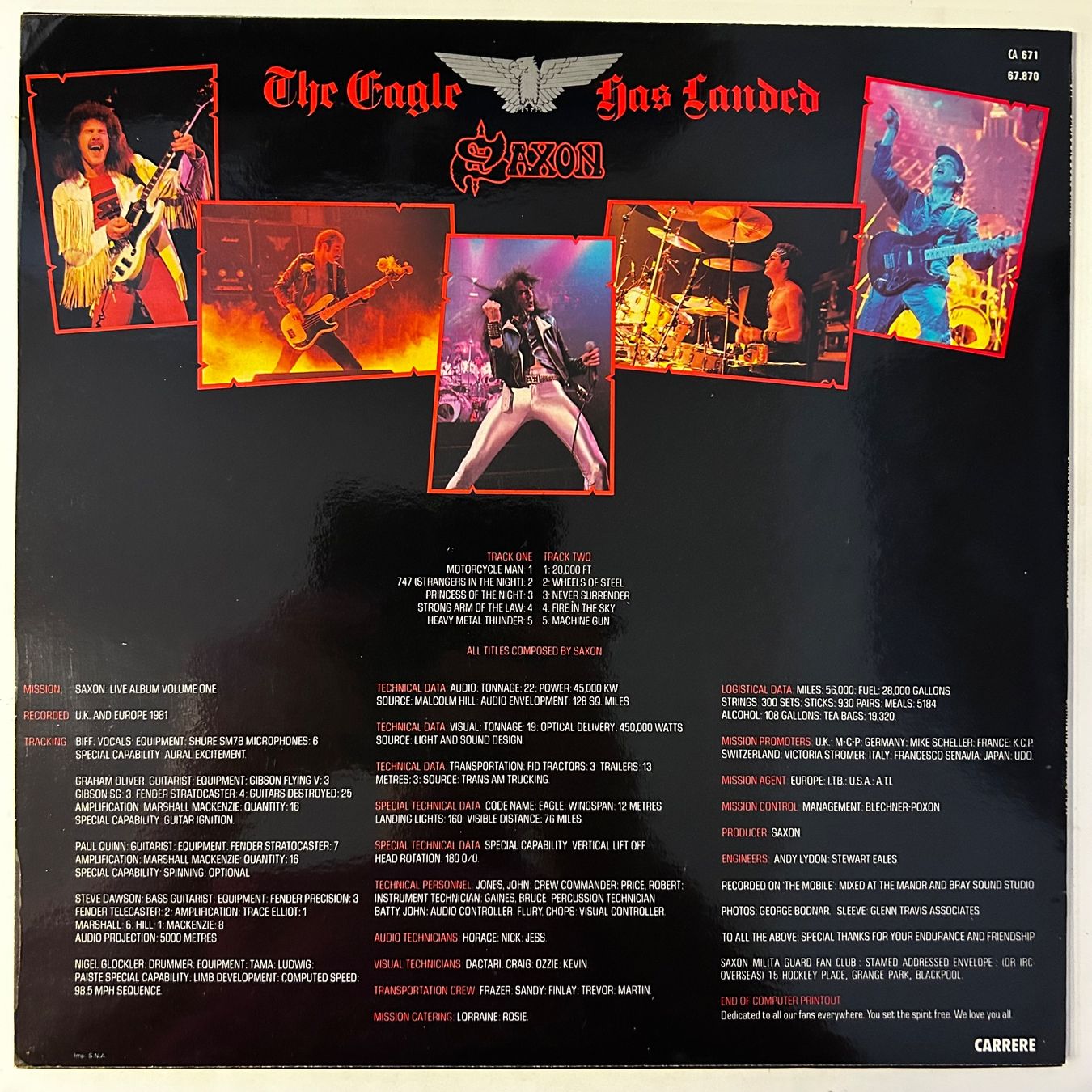 Dischi in vinile: Saxon - The Eagle Has Landed "Live", Vinyl Schallplatte – Usato da Aesch BL venduto da BlueMusicRecords 1