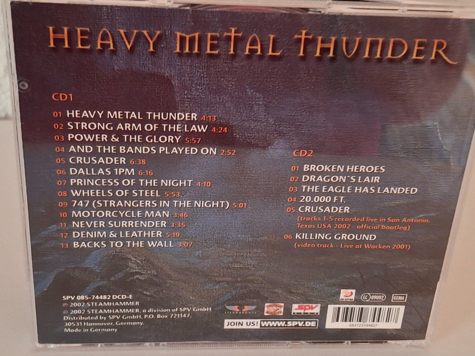 CDs: 2CD Saxon - Heavy Metal Thunder - – D'occasion à Aarberg par Jackup1 1
