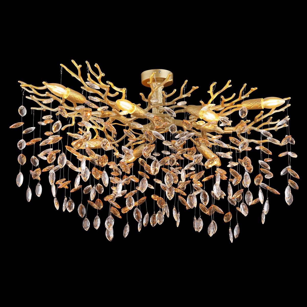 Lampadari & plafoniere: Deckenleuchte, Gold, 85 cm x 50 cm – Nuovo (secondo la descrizione) da Kreuzlingen venduto da Smart-Light 3