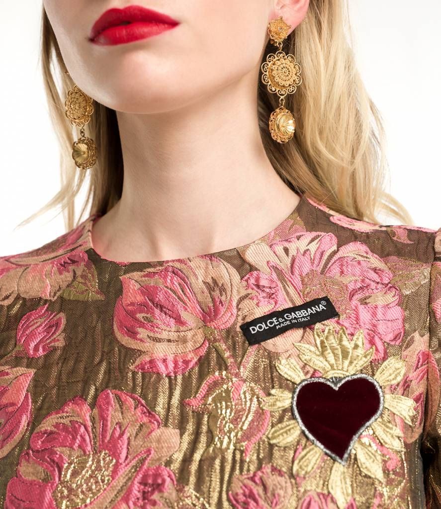 Dolce & Gabbana Kleider: DOLCE & GABBANA MINIKLEID MIT FLORALEM MUSTER – Gebraucht aus Altendorf von Ro 5
