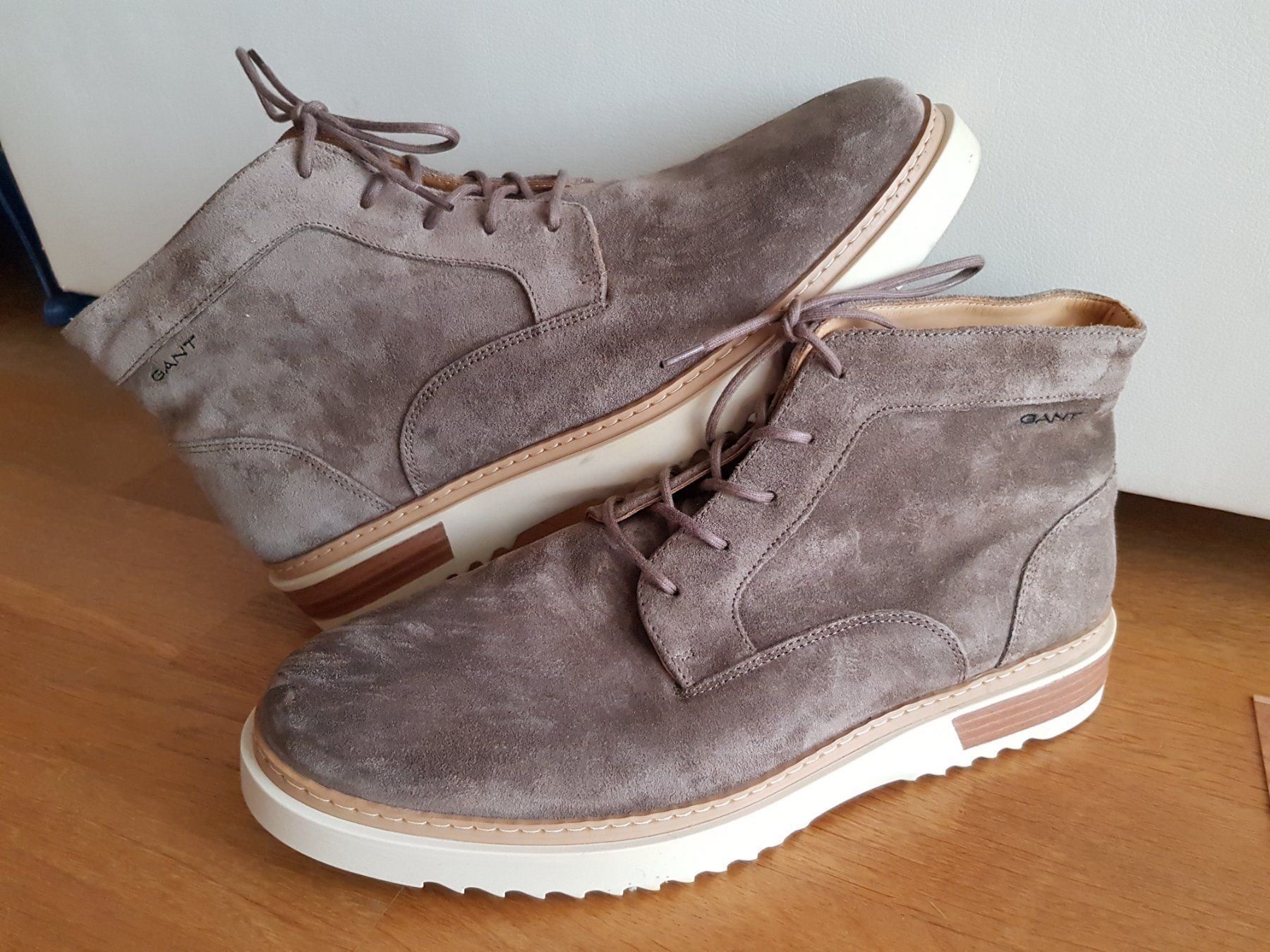 Gant Scarpe da uomo: Gant Velourslederschuhe Gr.45 – Nuovo e nell'imballaggio originale da Reinach AG venduto da innamac 1