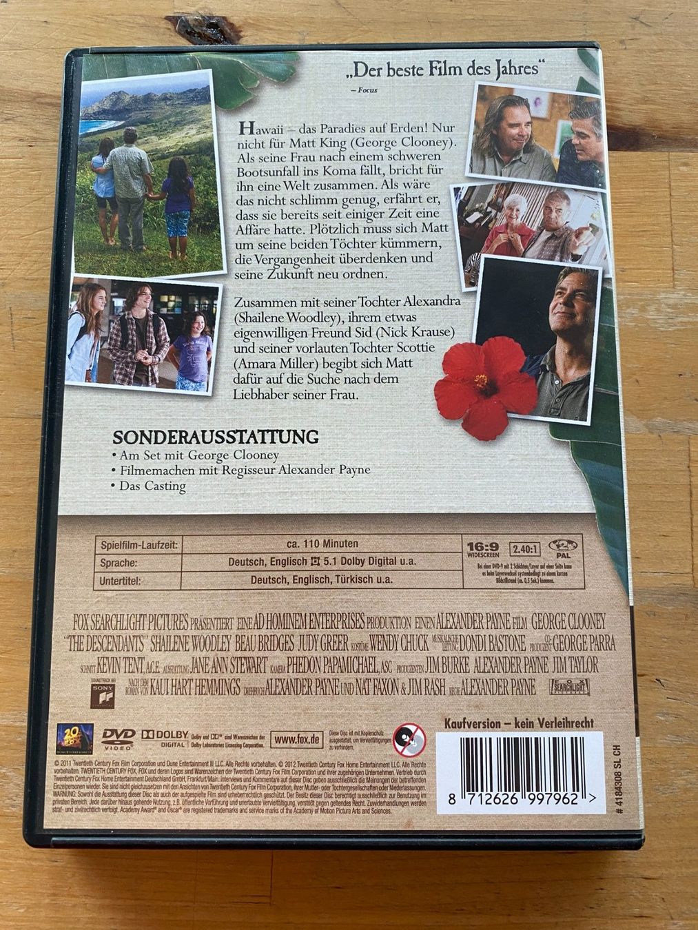 Tutti i DVDs: DVD "The Descendants" – Usato da Bern venduto da jbern3012 1