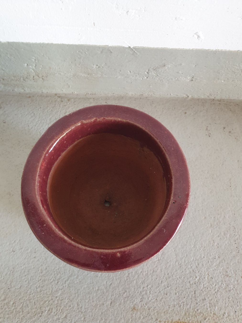Blumentöpfe: Steinguttopf rot – Gebraucht aus Tuggen von Mviola2 1
