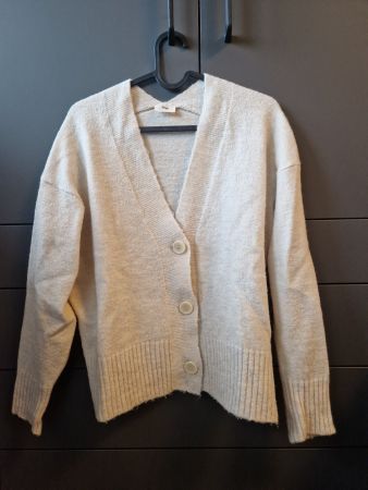 An'ge Strickjacke, Cardigan beige Gr S-M