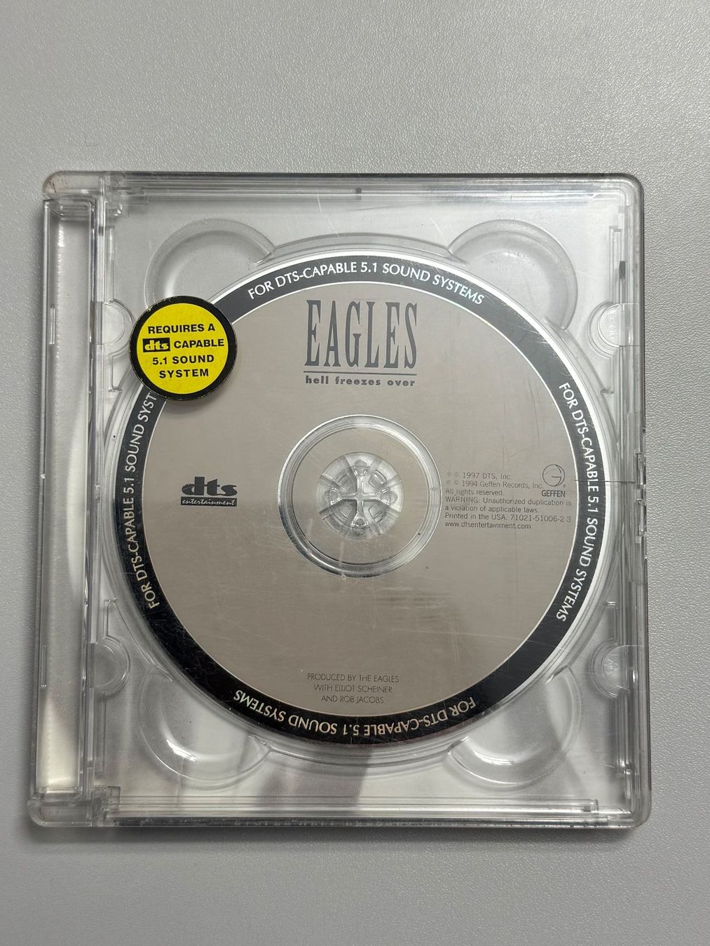 CD: CD Eagles Hell Freezes Over Live auf DTS 5.1 Sound System – Usato da Muttenz venduto da wyhaegli 1