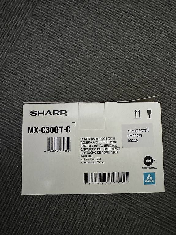 Druckerpatronen & Toner: Sharp MX-C30GT-C Toner – Neu und originalverpackt aus Selzach von hor_w977