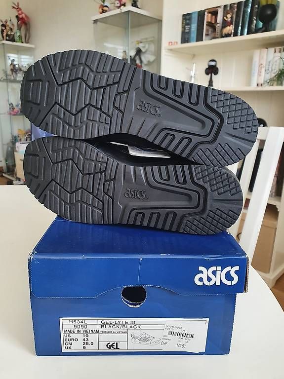 Scarpe da uomo: Asics Gel-Lyte 3 Special "Tripple Black" – Usato da Windisch venduto da Xabeba 1