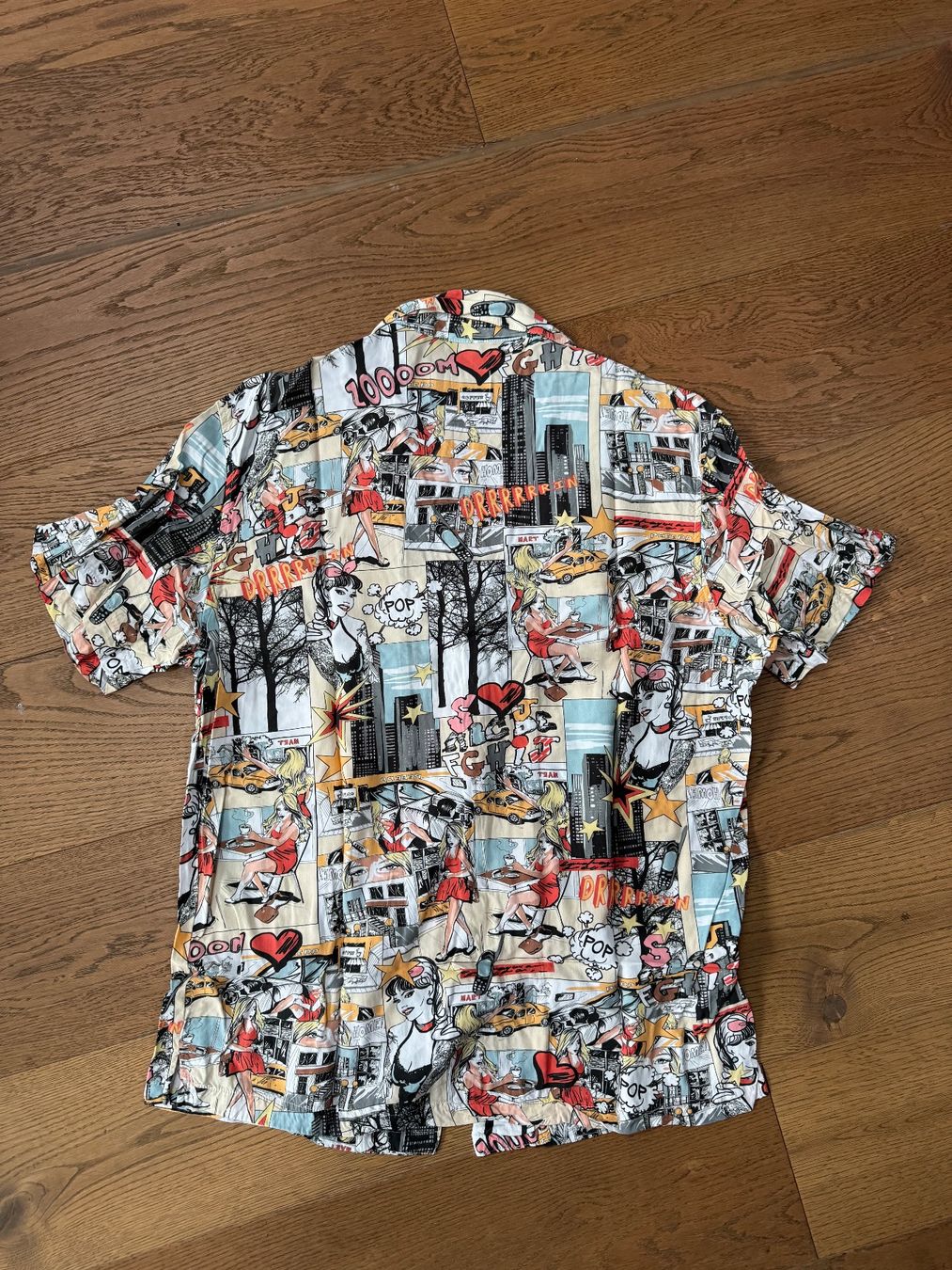 Pull&Bear Camicie: Pull&Bear Resort Shirt, Gr. L/40, Sommerhemd mit Print – Usato da Hasle b. Burgdorf venduto da Han269 1