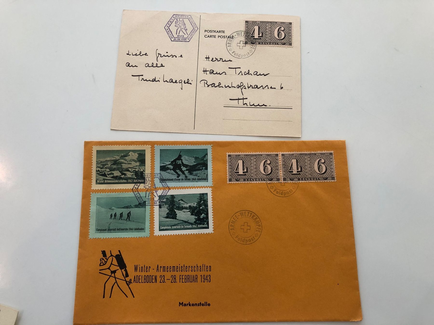 Alle Briefmarken: Sammelschatz MILITÄR ab 1890 – Gebraucht aus Lufingen von Rac0 1