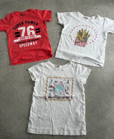 3 Shirts ca. Gr. 110/116