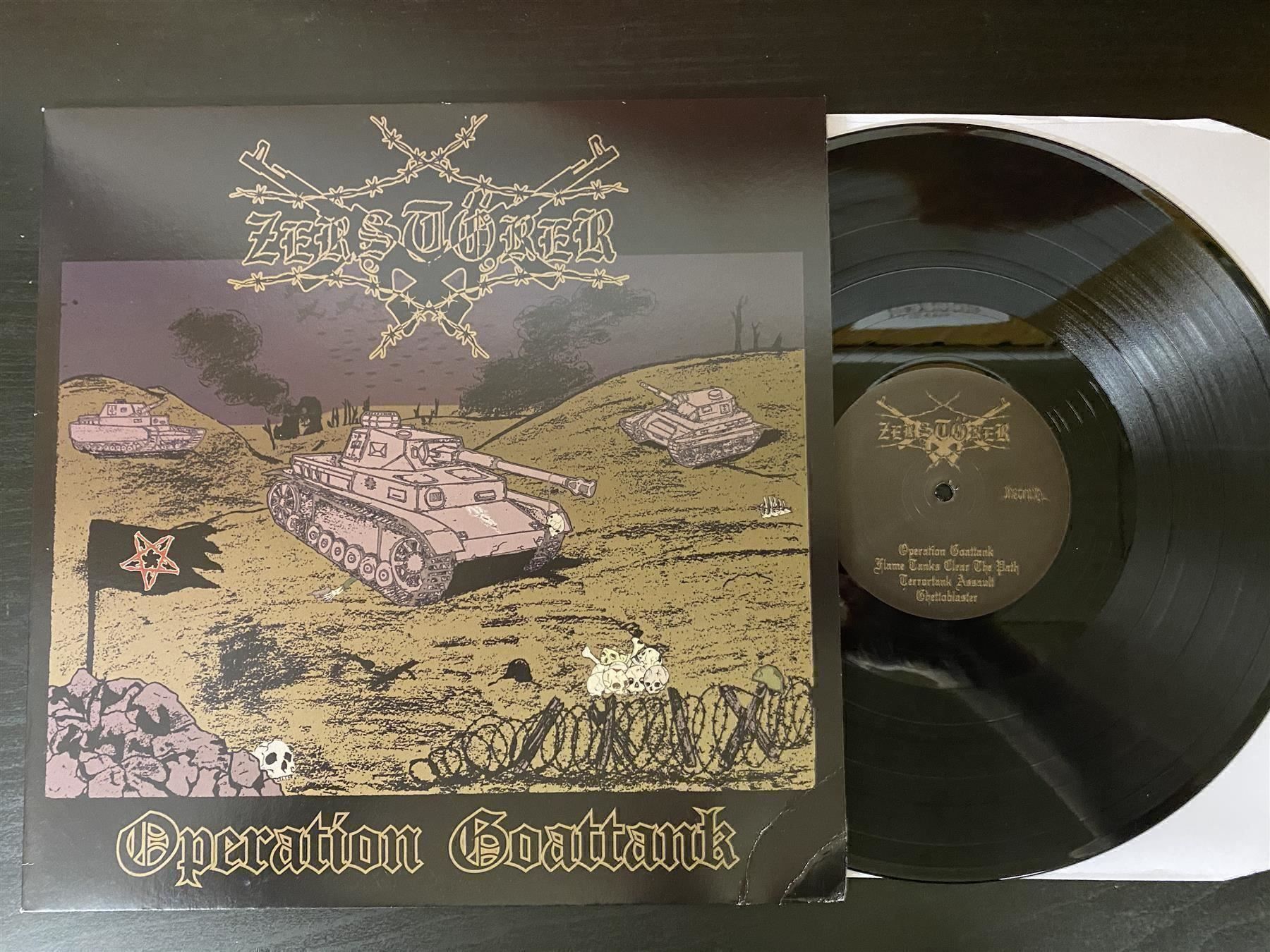Schallplatten: Zerstörer, Vae Victis – Operation Goattank / Evilution [12"] – Gebraucht aus Tamins von Dark-Skull-Vinyl