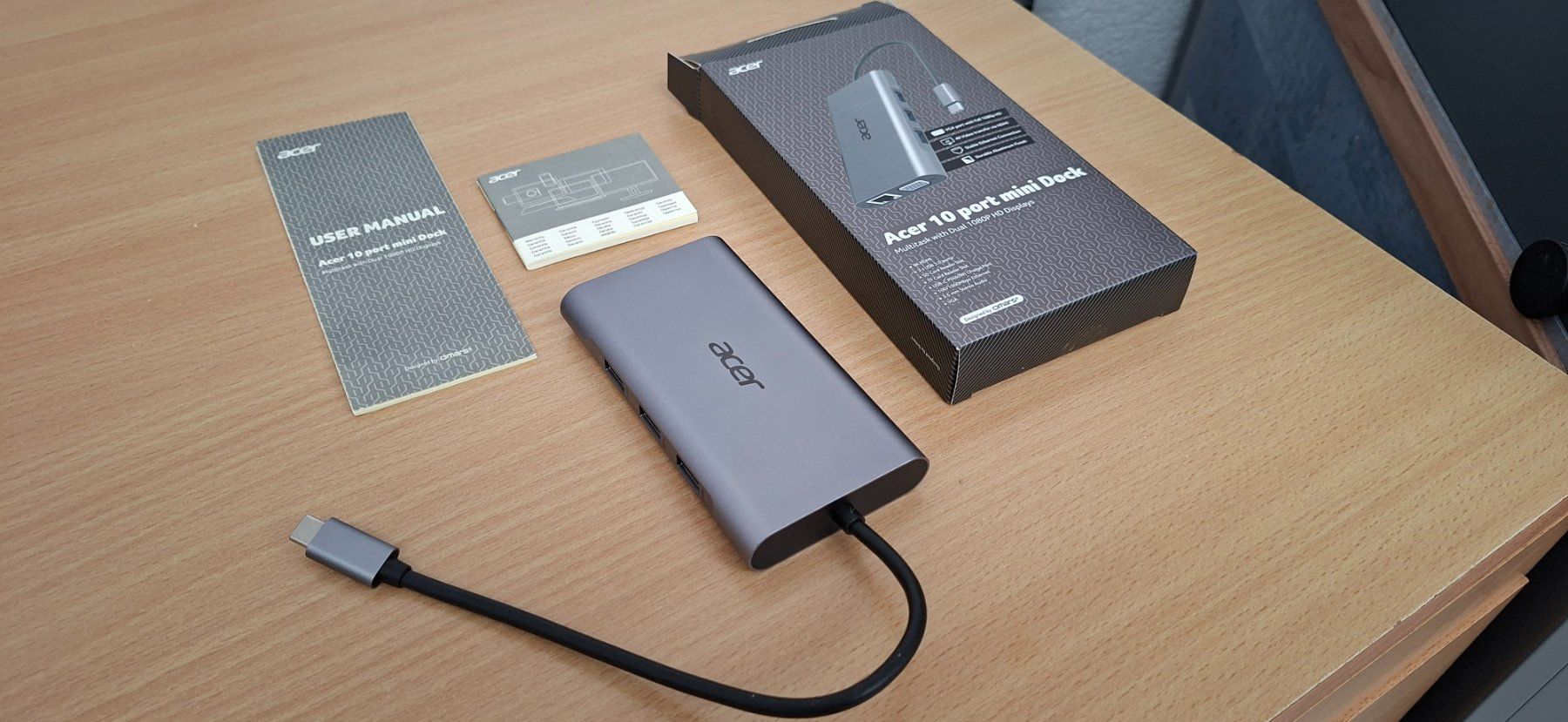 Docking station: Acer 10 port mini Dock (neu) – Nuovo e nell'imballaggio originale da Birrhard venduto da Pry 2