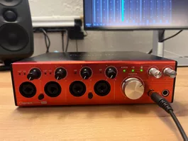 Focusrite Clarett 4Pre USB (bouton de gain 3 défectueux)