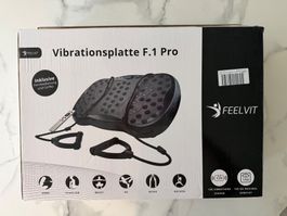 Feelvit Vibrationsplatte F.1 Pro inkl. Griffe & Fernbedienun