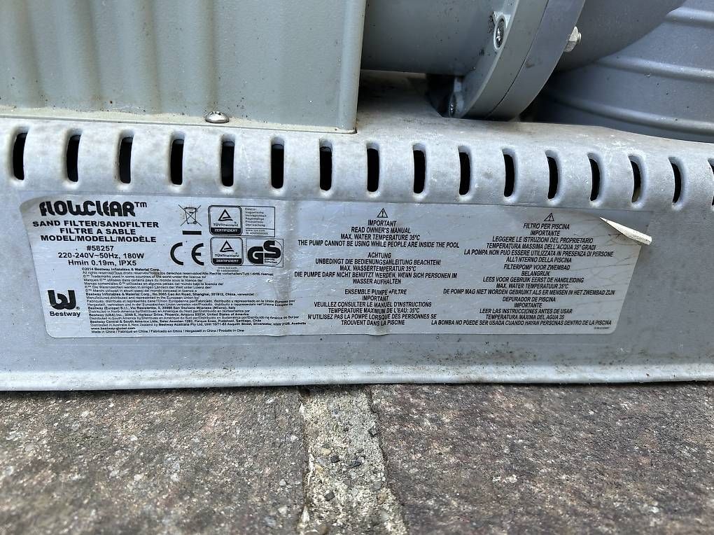 Riscaldamento: Sandfilterpumpe Pool Flowclear 58257 – Usato da Aesch BL venduto da Sfocus 2
