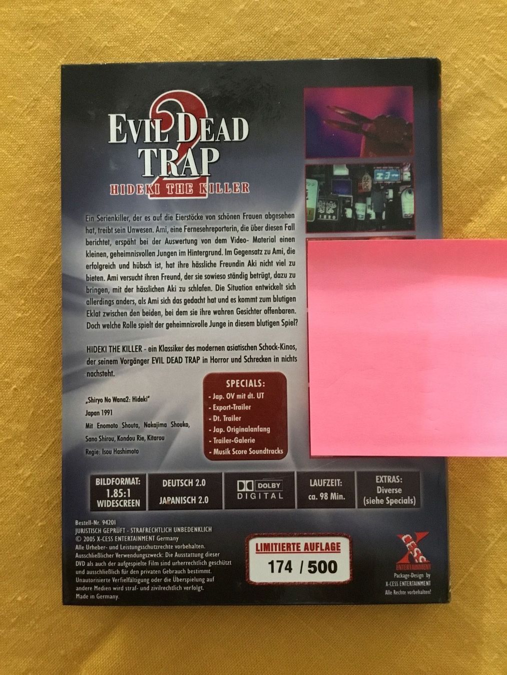 Tutti i DVDs: Evil Dead Trap 2 - dvd Kleine Hartbox – Nuovo (secondo la descrizione) da Blauen venduto da berlingo65 1
