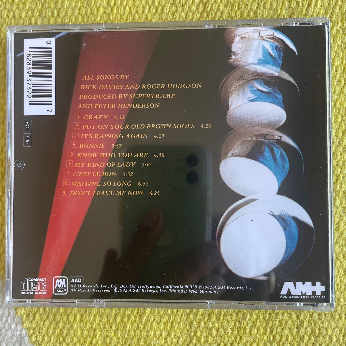 CDs: SUPERTRAMP-FAMOUS LAST WORDS – D'occasion à Rorschacherberg par CD-Roli 1