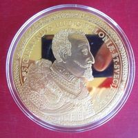 GIGANT: Replik 100 Gold Dukaten 1621 - mit Zertifikat - 70mm