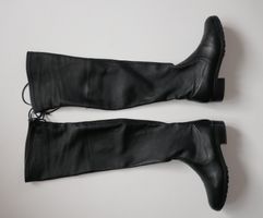 70 %%_ SeXy Högel Echt Stretch - LederStiefel  schwa. Gr. 42