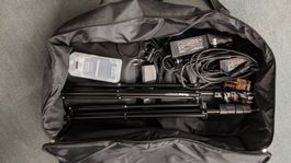 Rollei Lampenstative 2 St., 200 cm Light Stand 200 cm,Tasche