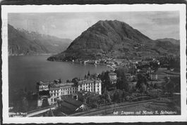 ^Lugano col Monte S. Salvatore , gel. 1930