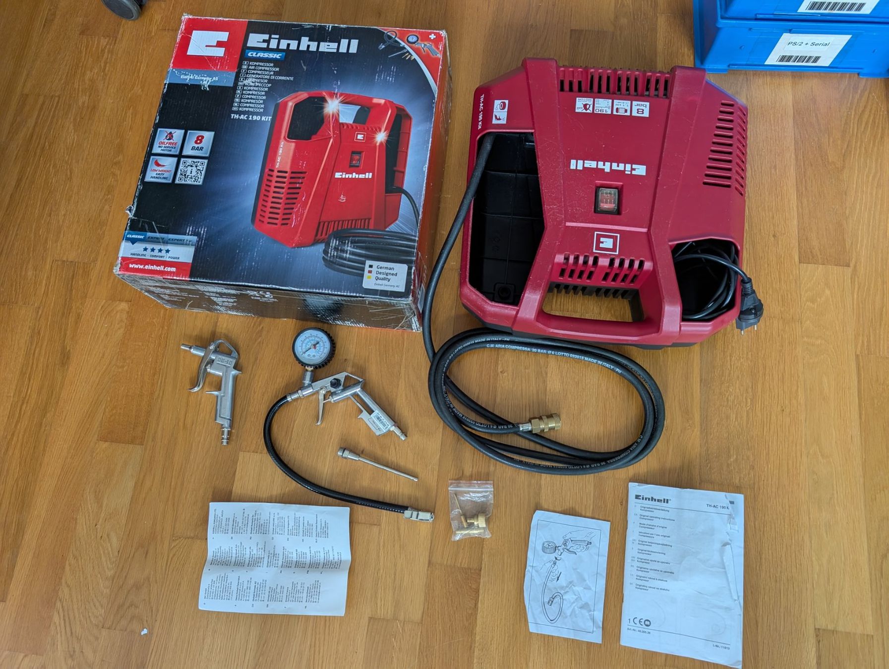 Einhell Compressori: Einhell TH-AC 190 Kit Portable Air Compressor 4020536 – Usato da Meyrin venduto da pc1parts