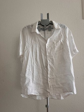 Herren Leinenhemd Mudo Collection weiss Grösse 5 gebraucht