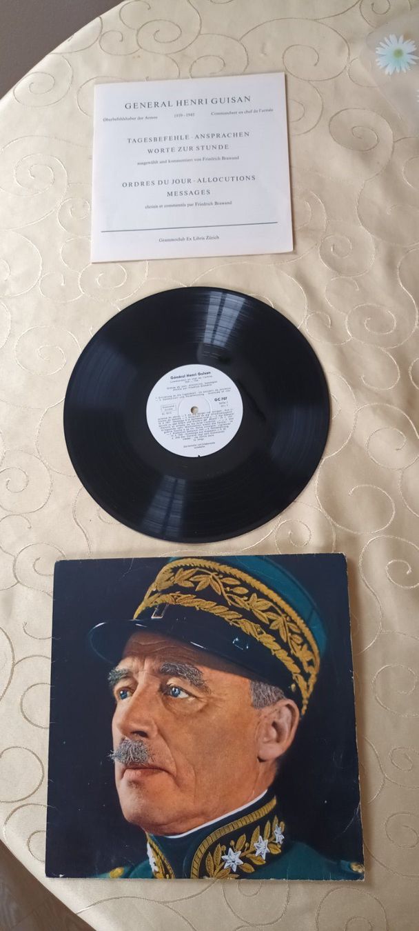 Vinyles: General Henri Guisan Schallplatte – D'occasion à Arisdorf par friendly01