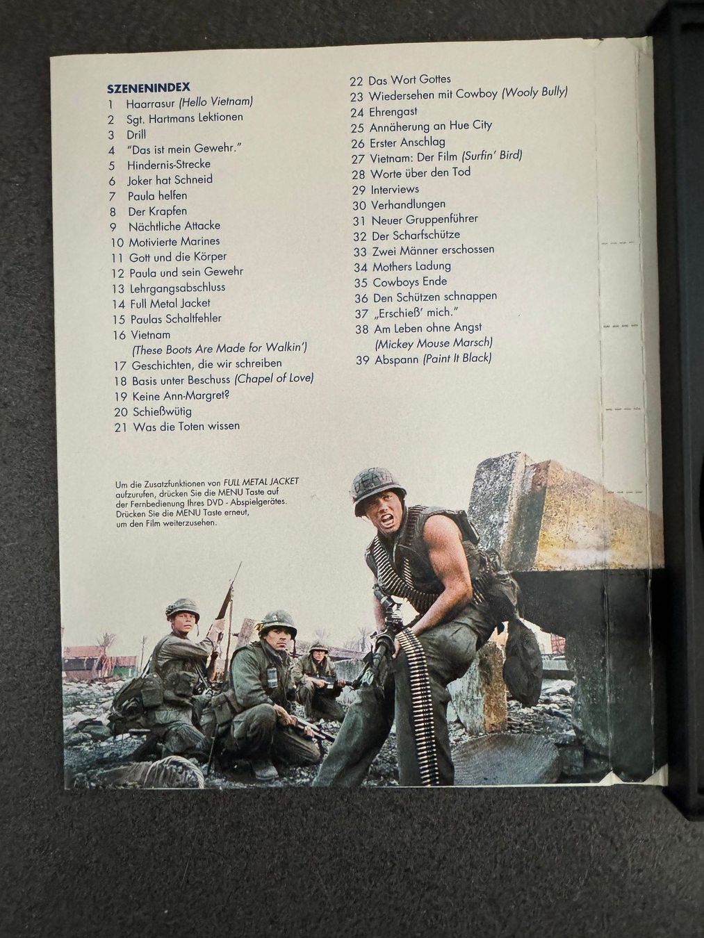 Tutti i DVDs: Full Metal Jacket DVD EN/DE/SP Stanley Kubricks – Usato da Fribourg venduto da tschjoly 5