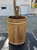 Alte Holz-Bütte / Pflanzkübel, rustikal, Deko, Vintage!