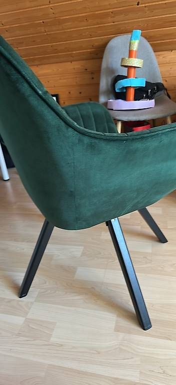 Fauteuils: Chaise en velours vert comme neuf – D'occasion à Schmitten FR par MmeCruz 3