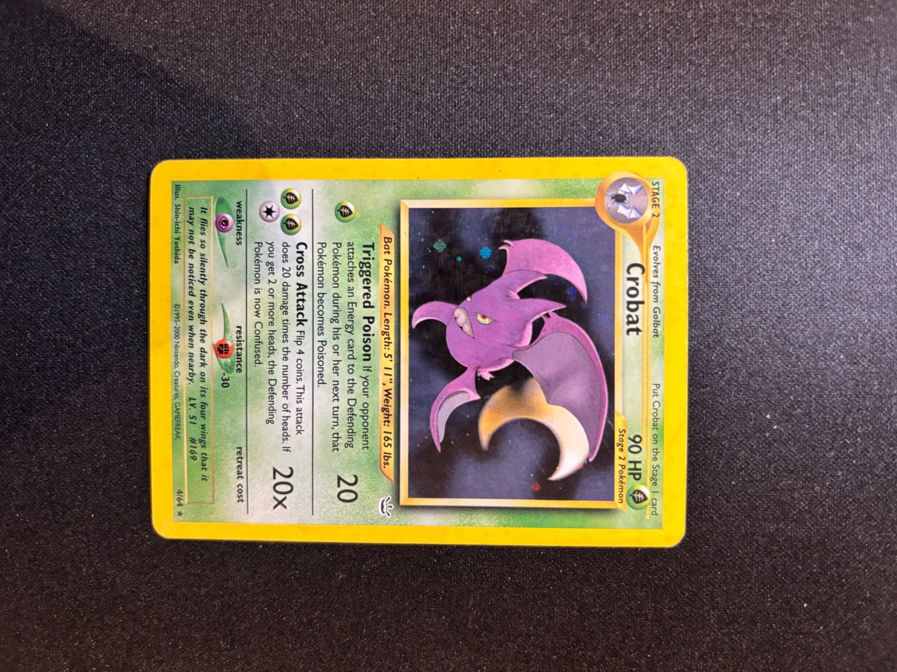 Pokémon Sammelbilder & Trading cards: Pokémon - Crobat - (4/64) – Gebraucht aus Ambrì von Luk_wnr7