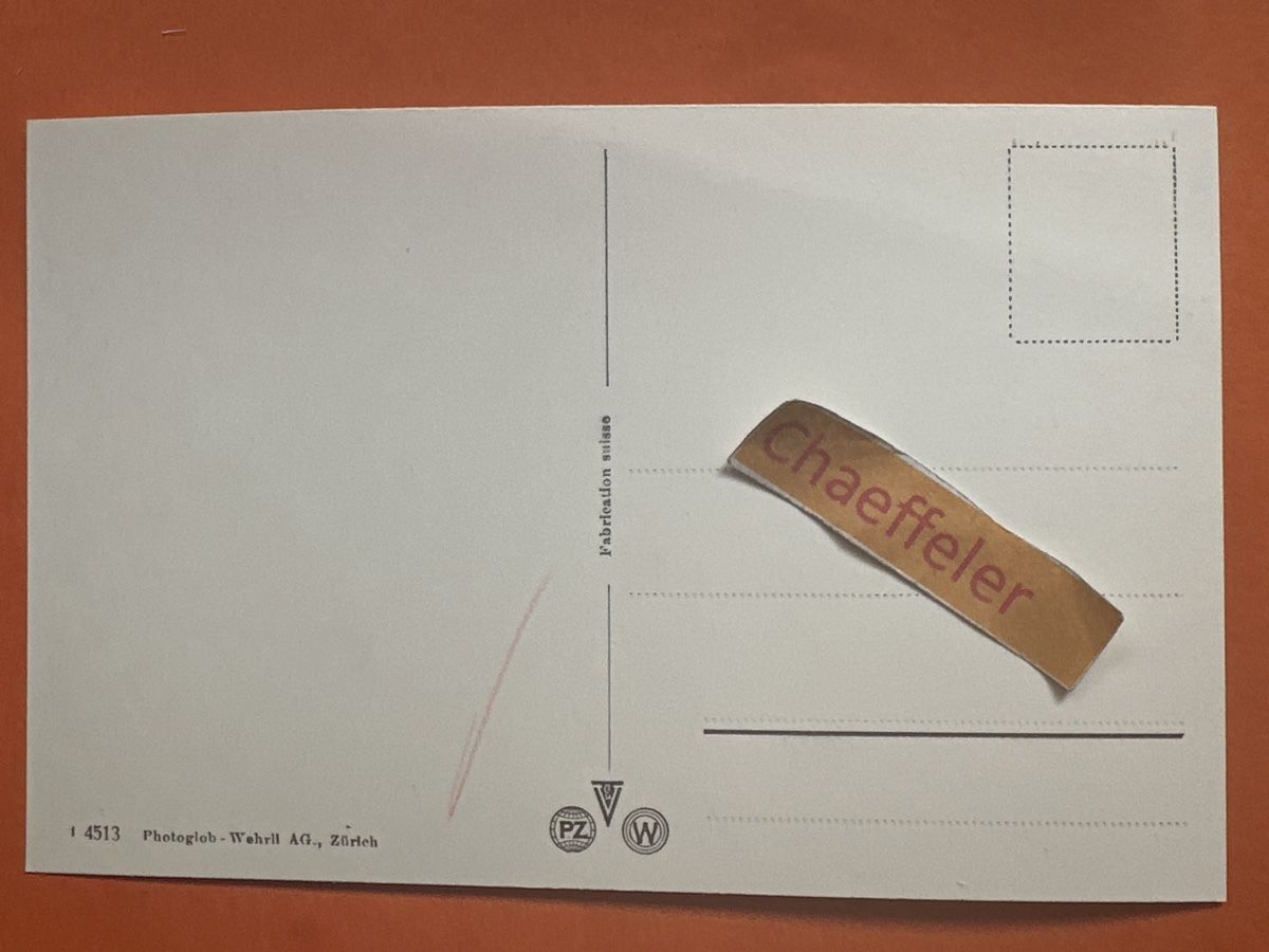 Cartoline postali: Wil – Usato da Zürich venduto da Chaeffeler 1