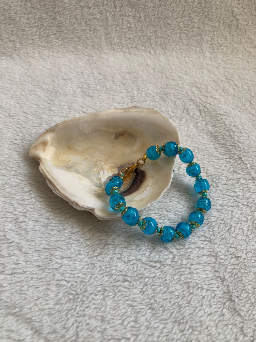 Bracciali & Braccialetti: Armband mit blauen Glasperlen – Nuovo (secondo la descrizione) da Ehrendingen venduto da eli_dr72 1