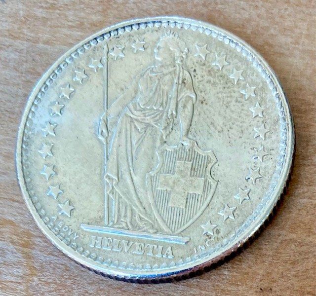 Tutti le monete: 2 Franken 1965 (Silber) – Usato da Dürnten venduto da Scheidegg32 1