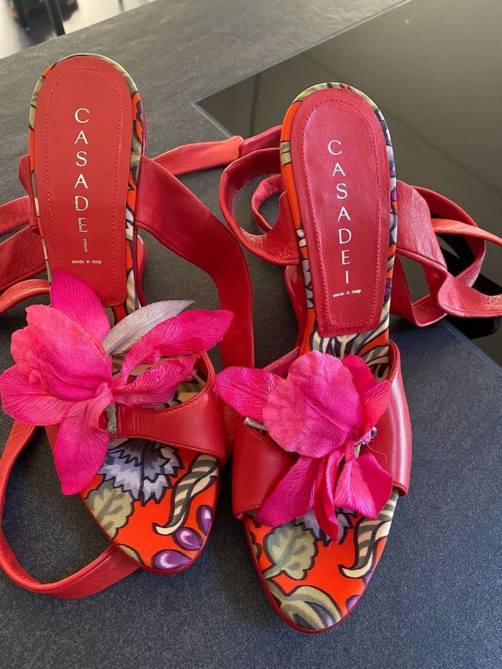 Casadei Damenschuhe: Sandale CASADEI  T37 CUIR NEU – Neu (gemäss Beschreibung) aus Porrentruy von SYANKA