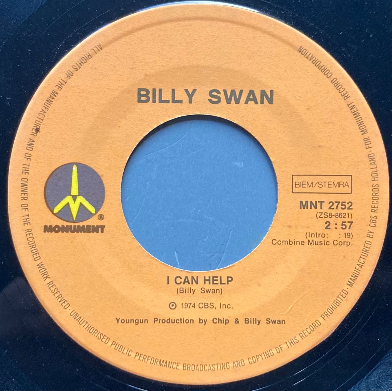 Dischi in vinile: BILLY SWAN - I CAN HELP – Usato da Poliez-Pittet venduto da Newtown-Records 2