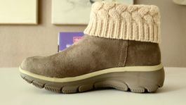 Skechers Stiefel Easy Going Taupe Gr 36 Neu mit Etikett