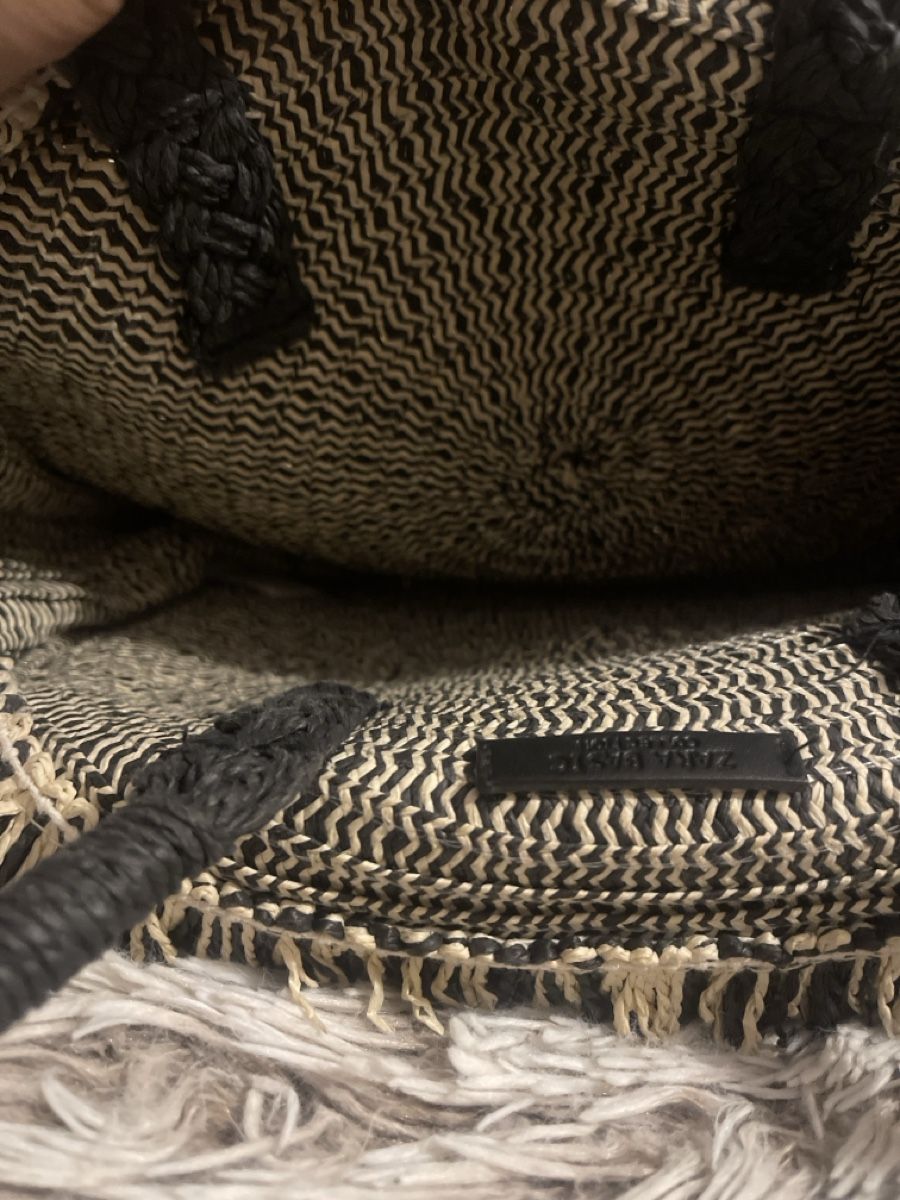 Zara Borse: Sac rond en paille Zara Basic Collection, style bohème – Usato da Brügg BE venduto da mar_lwt8 4