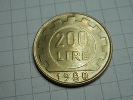 Italien 200 Lire, 1980