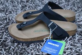 Birkenstock, Gizeh, Gr. 39, schwarz, NEU