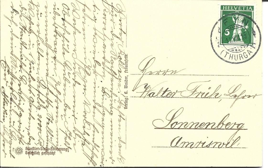 Cartoline postali: AK Frauenfeld Litho – Usato da Appenzell venduto da mai25 1
