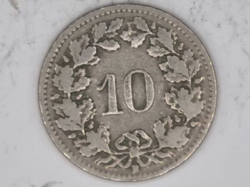 Tutti le monete: 10 rappen 1906 – Usato da Bure venduto da chap981 1