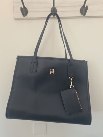 Tommy Hilfiger Shopper Tasche dunkelblau neu