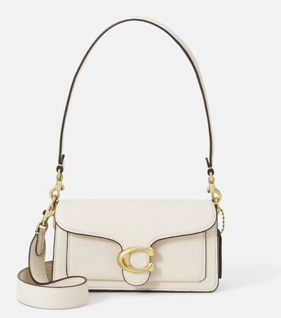 Coach Tabby Schultertasche Leder weiss neu mit Staubbeutel