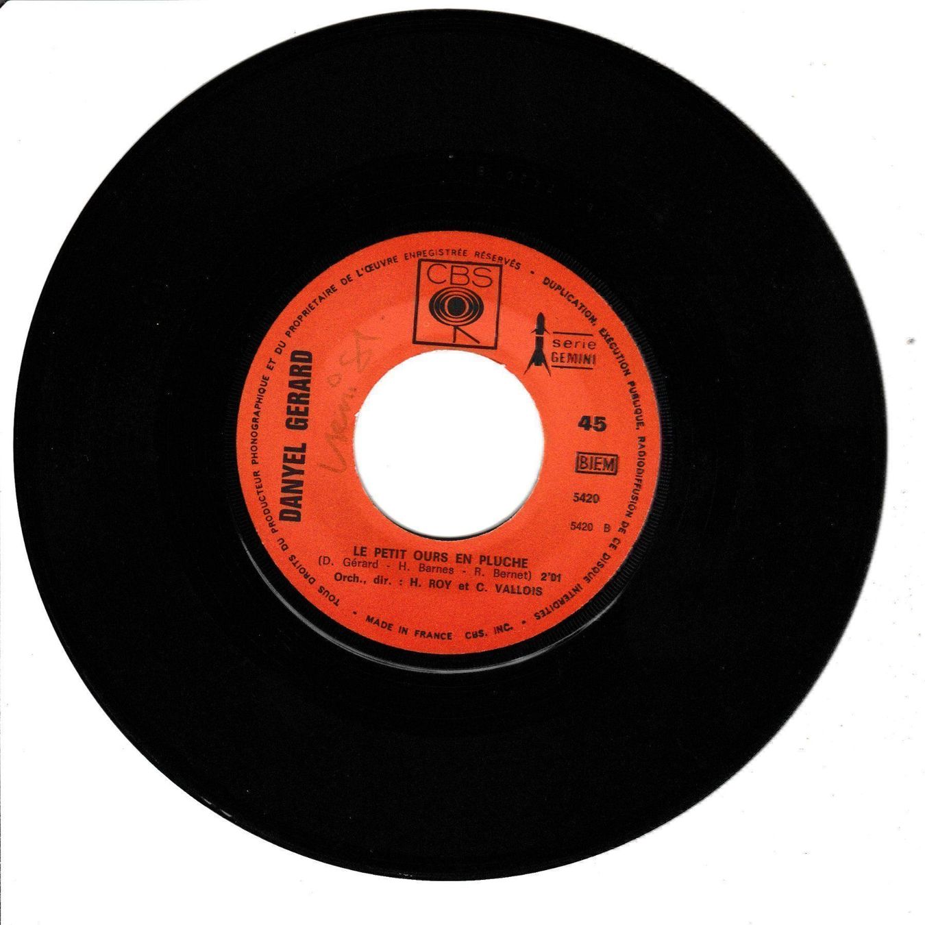 Vinyles: Danyel Gerard - Butterfly 7" Vinyl – D'occasion à Tübach par JamesStone 2